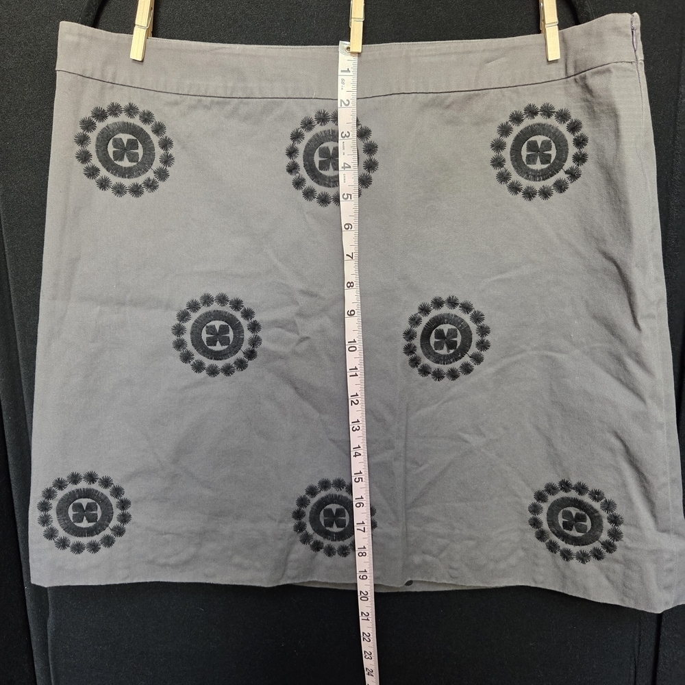 Boden Womens Skirt Size 14 Embroidered A Line Mini - Picture 2 of 6